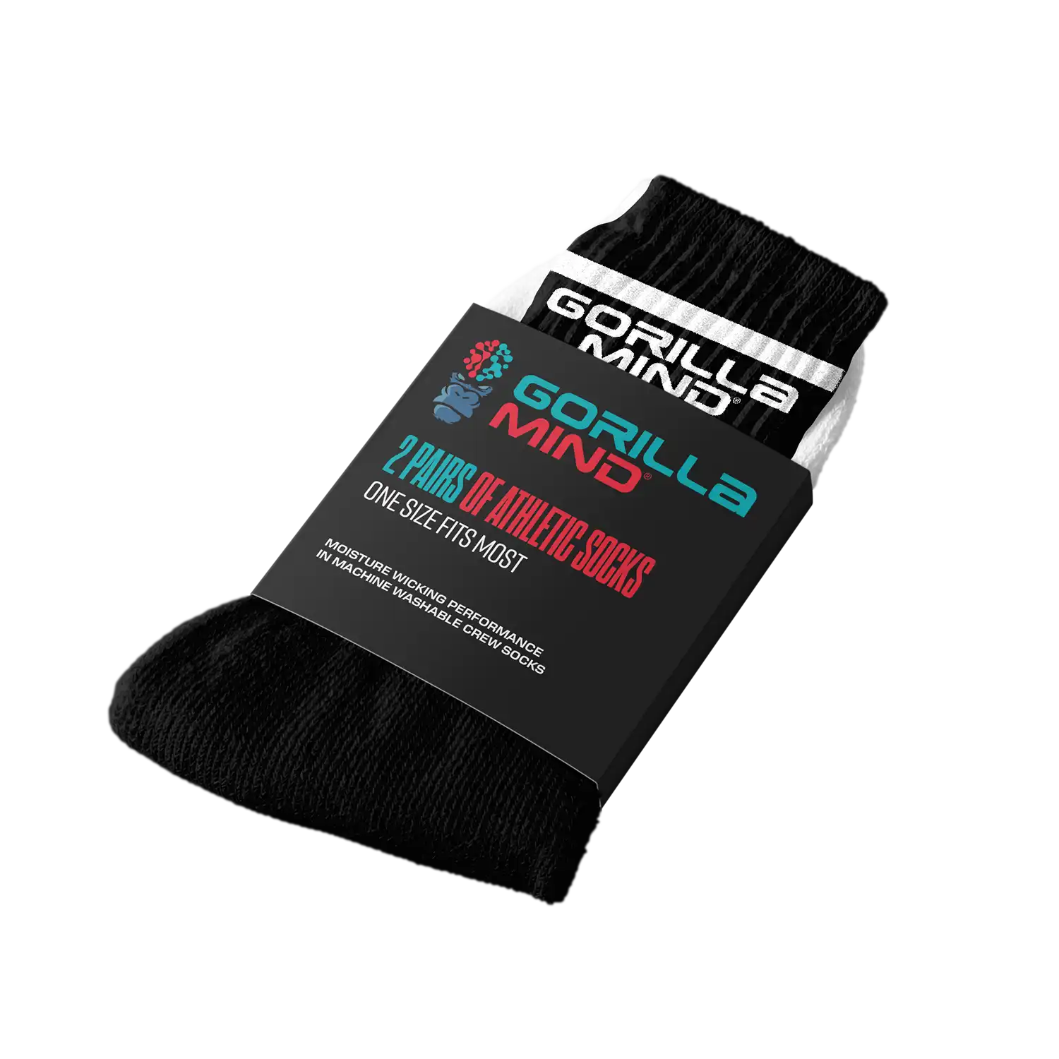 Gorilla Mind Athletic Crew Socks