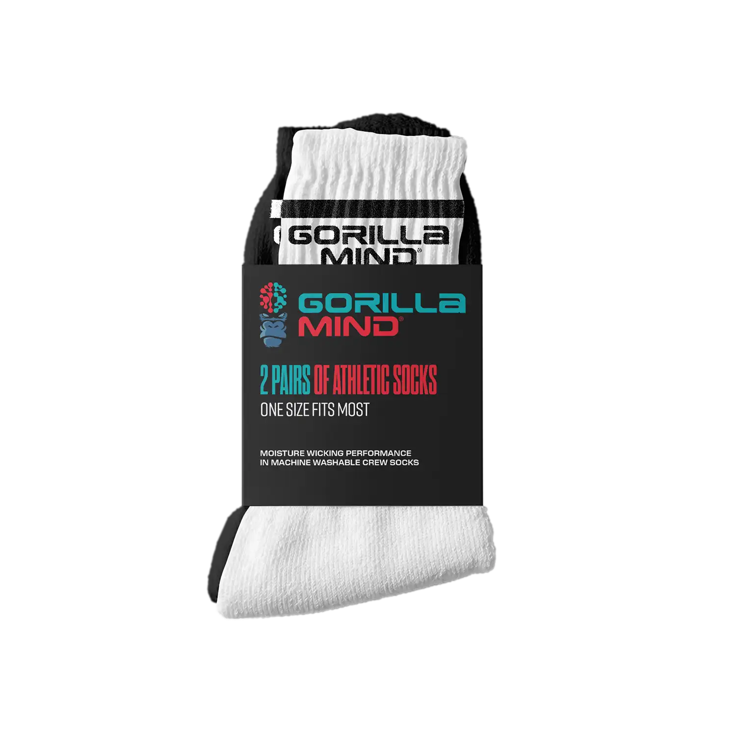 Gorilla Mind Athletic Crew Socks